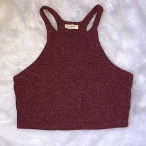 𝙈𝙖𝙧𝙤𝙤𝙣 𝙍𝙞𝙗-𝙠𝙣𝙞𝙩 𝘾𝙧𝙤𝙥 𝙏𝙤𝙥